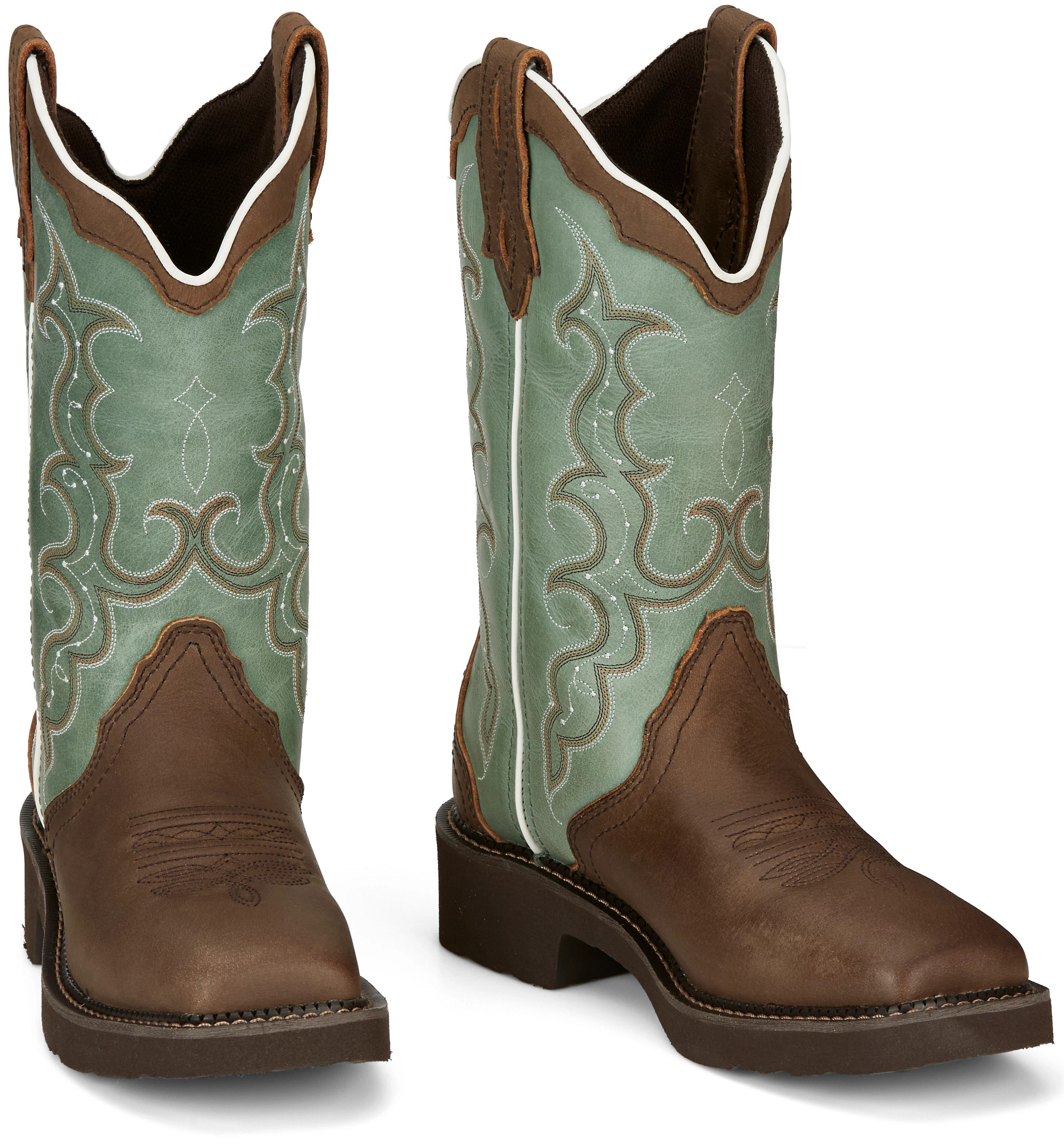 Justin Women s Raya 12 Square Toe Cow Boots