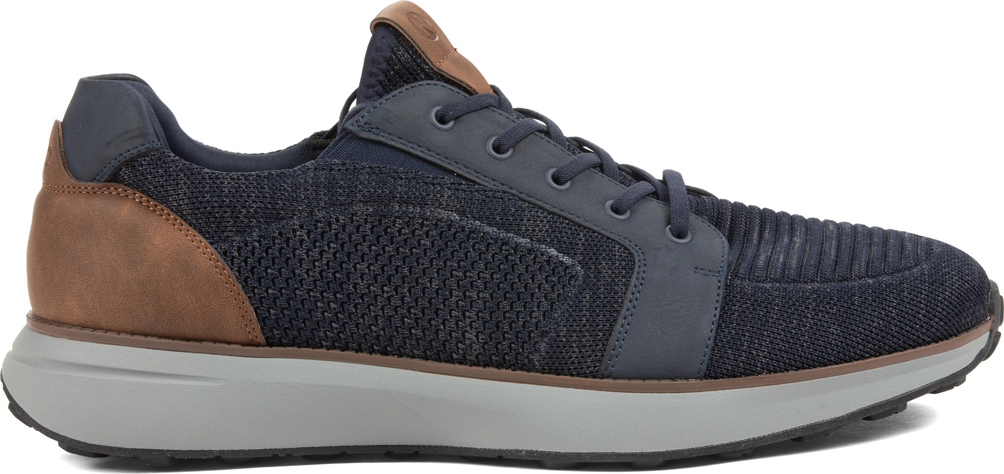 Men's Nunn Bush Kore Swift Knit Oxford shown in Navy (Blue)