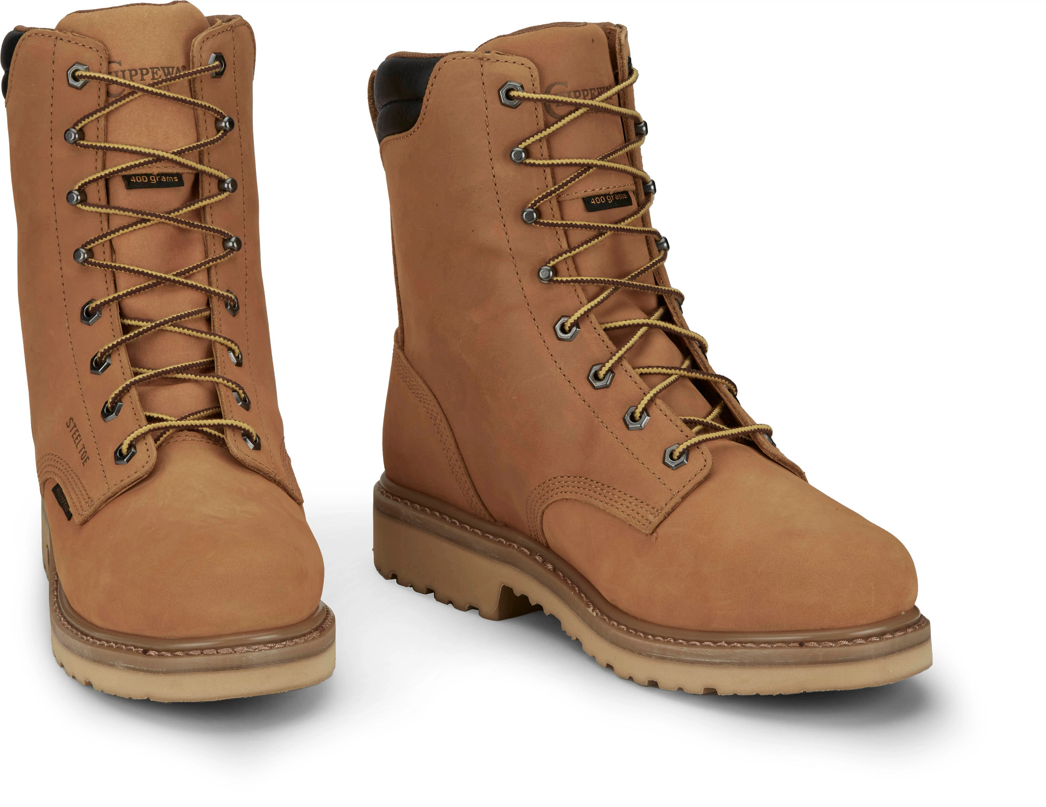 Waterproof steel toe store lace up boots