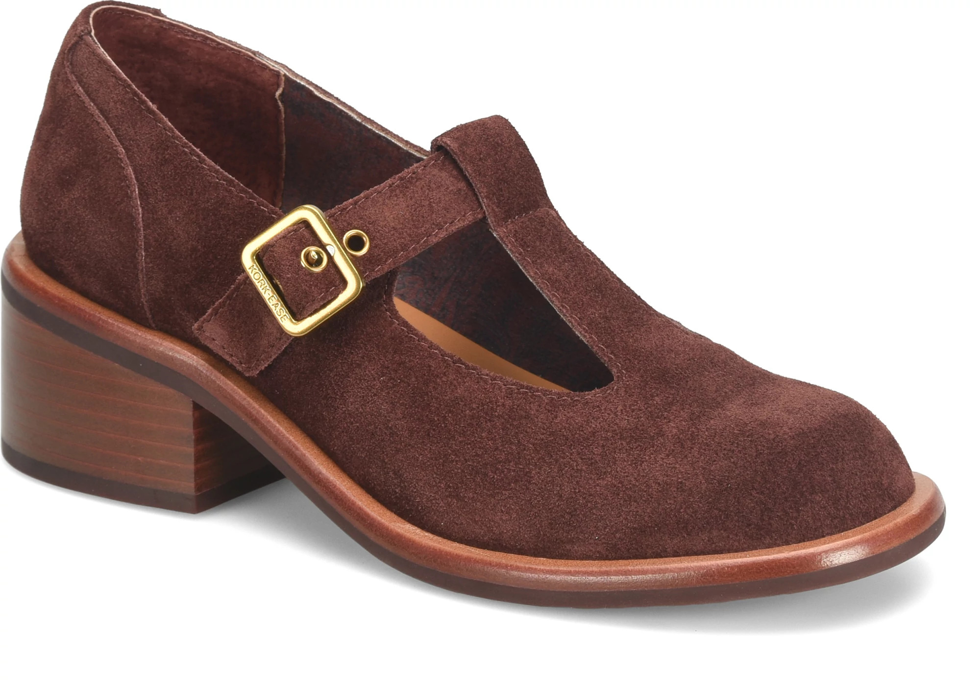 Jesse shown in Burgundy Suede (Red)