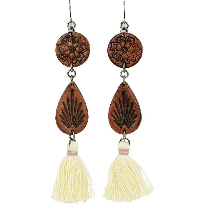 Justin Leather Earrings Justin Leather Earrings