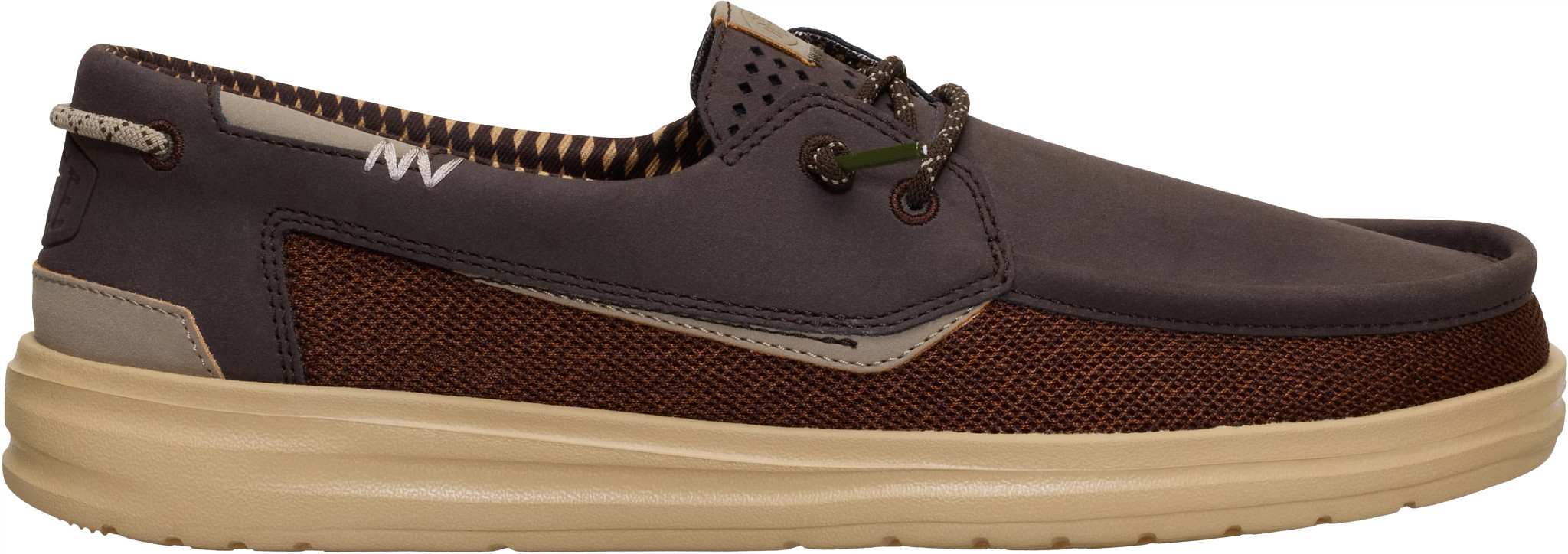 Men's Hey Dude Welsh shown in Mole Brown (Brown)