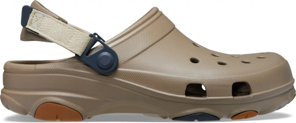 Men's Crocs All Terrain Clog shown in Khaki Multi (Brown)