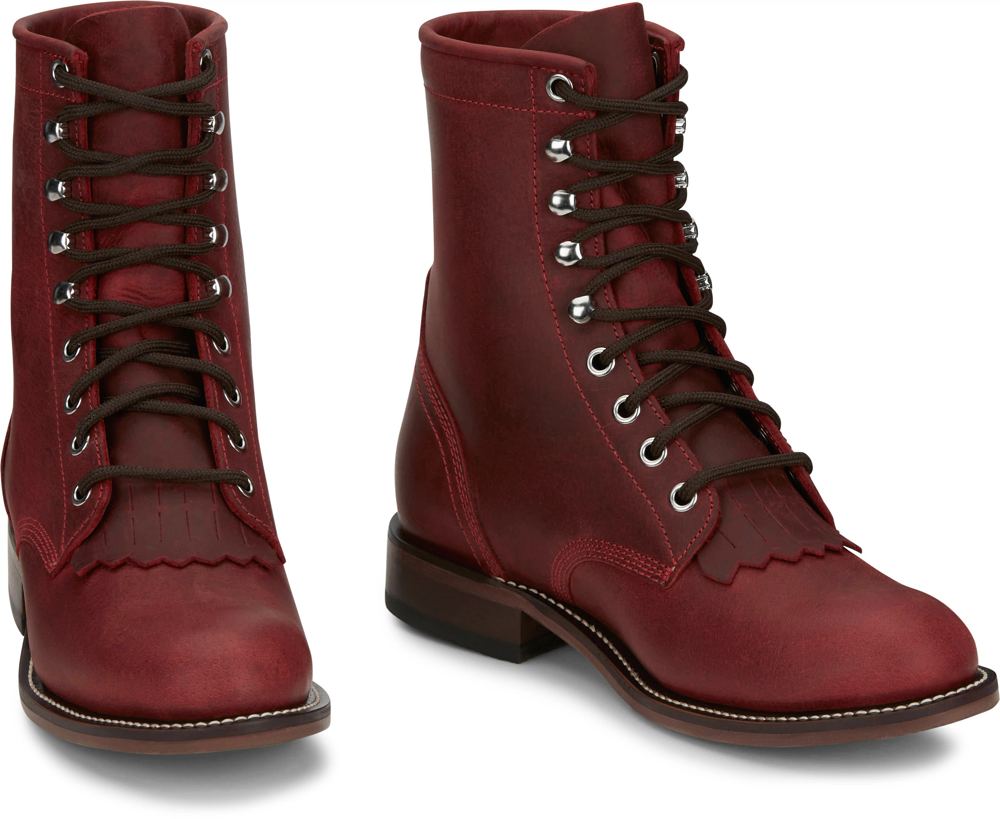 Justin lace best sale up boots womens