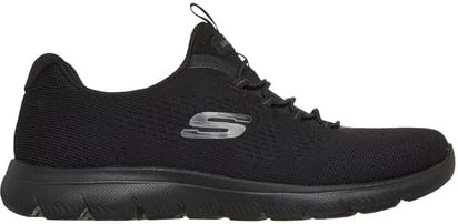 Women's Skechers Summits Radiant Flow shown in Black (Black)