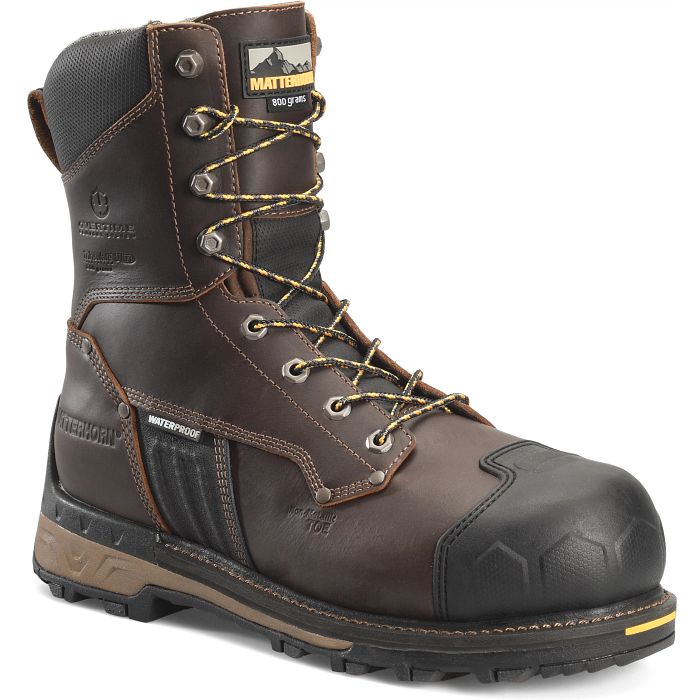 Men’s 8” Waterproof Insulated Comp Toe Work Boot | Carolina Shoe