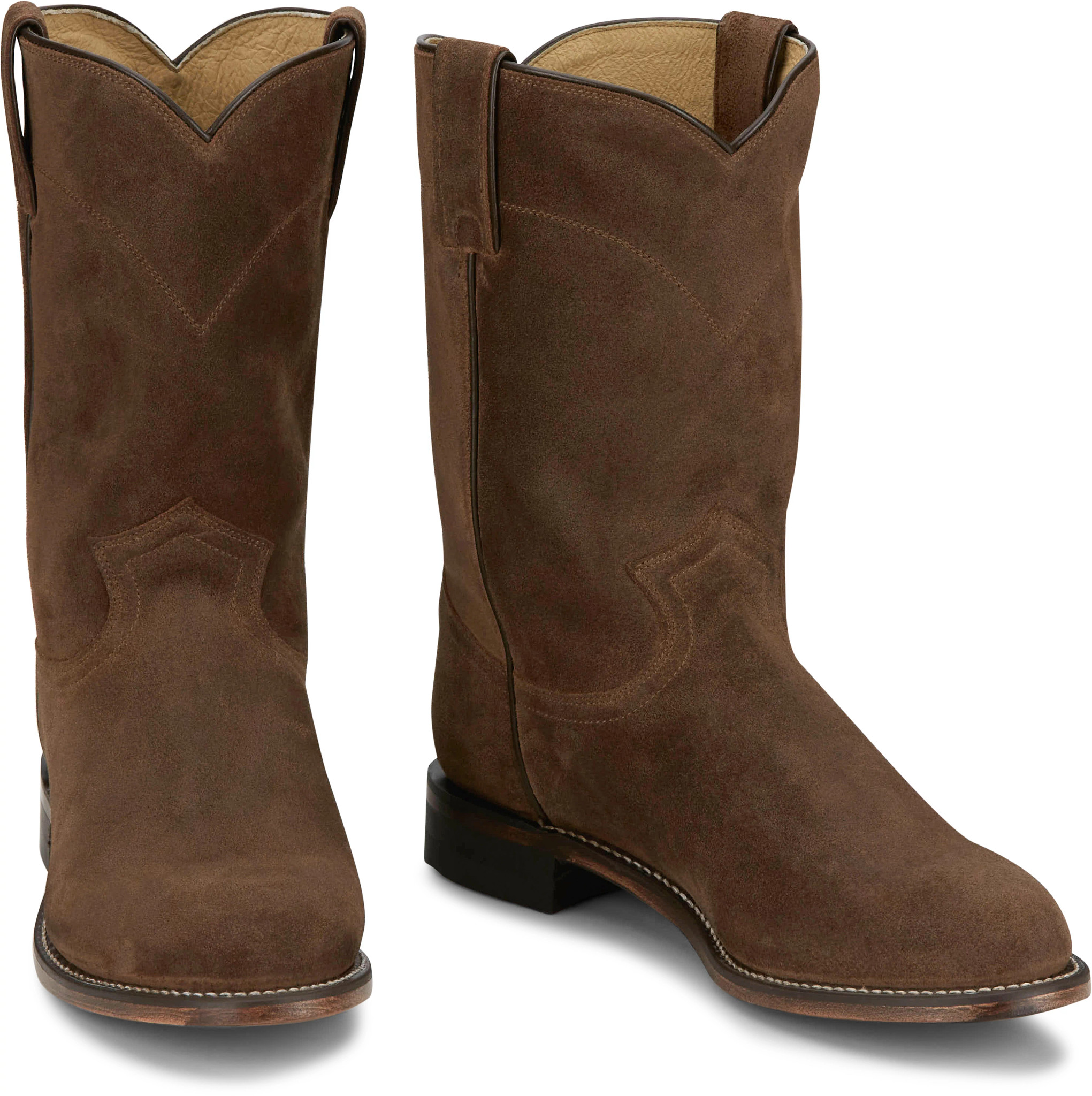 Wes 10 Suede Roper Justin Boots