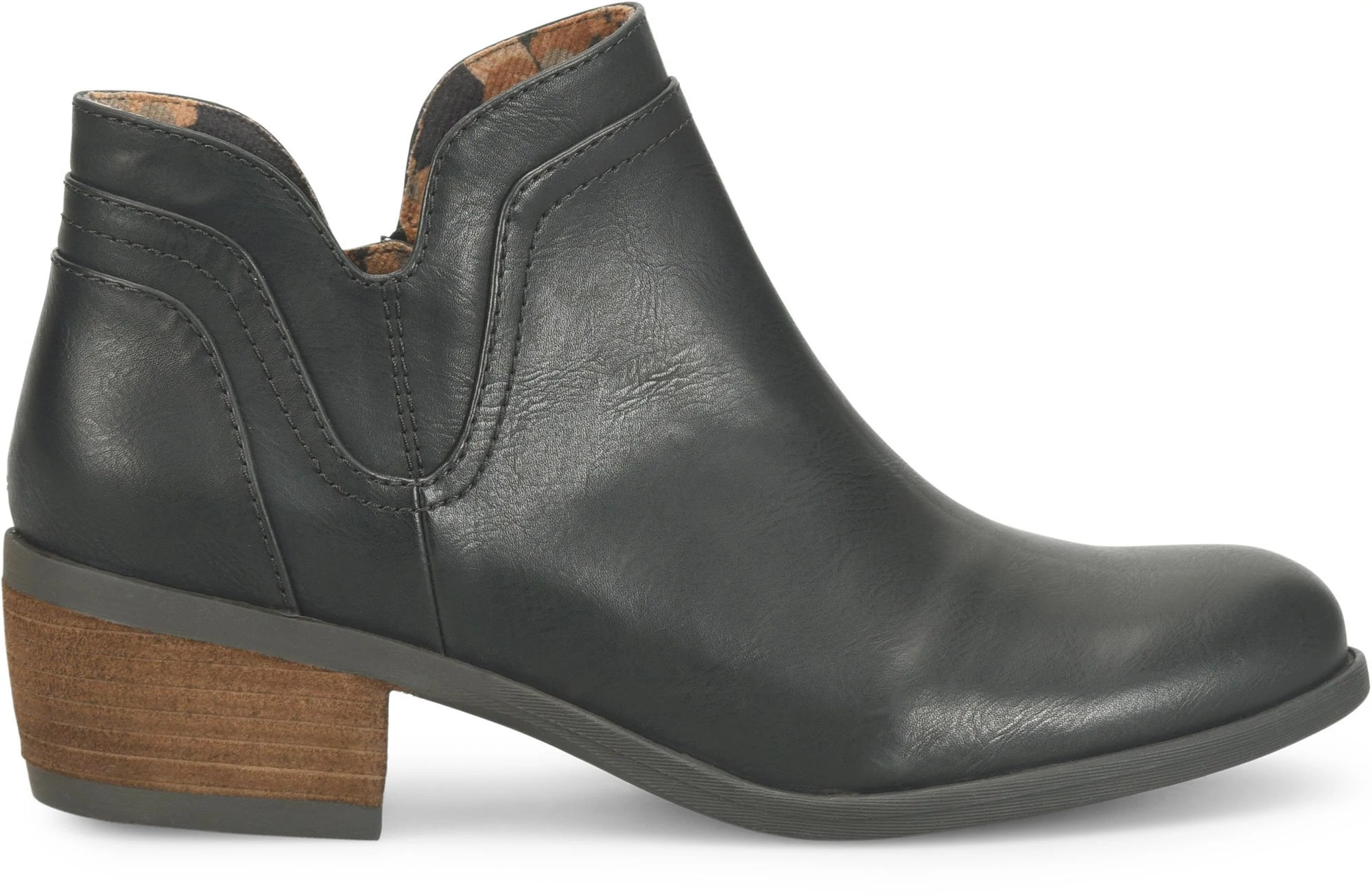 Women's Boc Lena Back Zip Boot shown in Black (Black)
