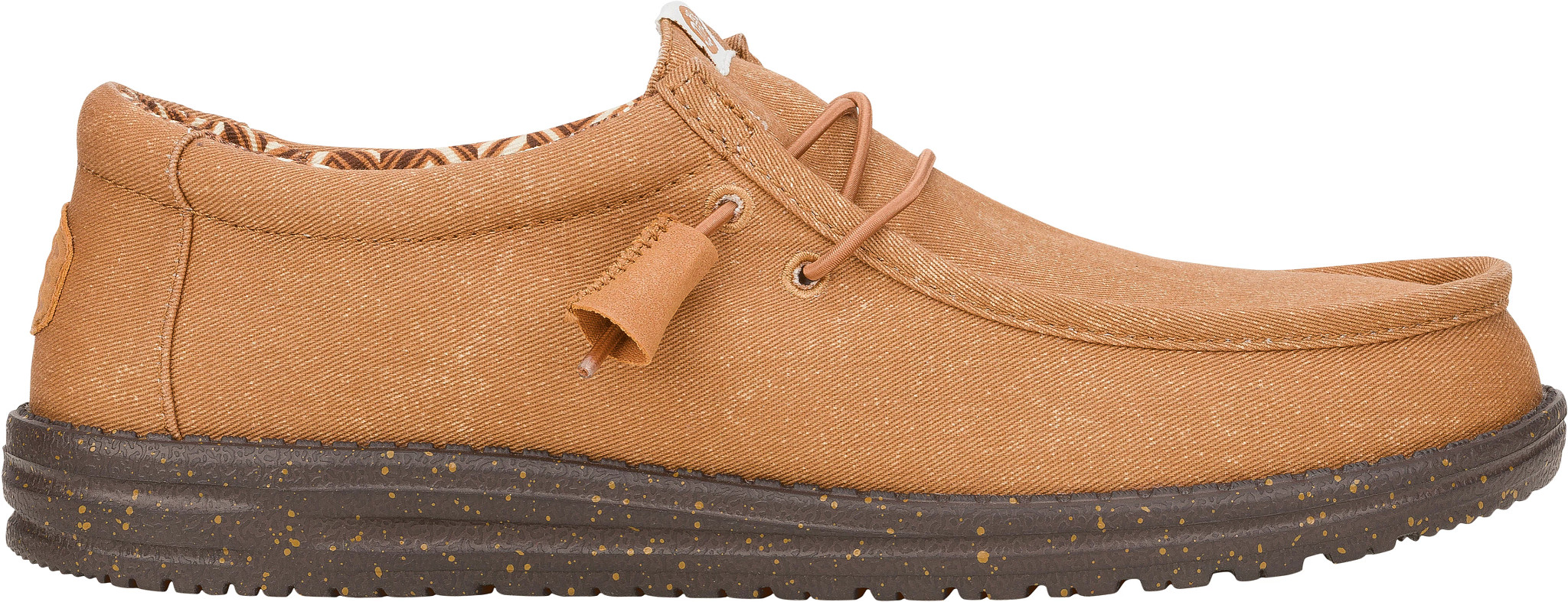 Men's Hey Dude Wally Stretch Canvas shown in Nut (Brown)
