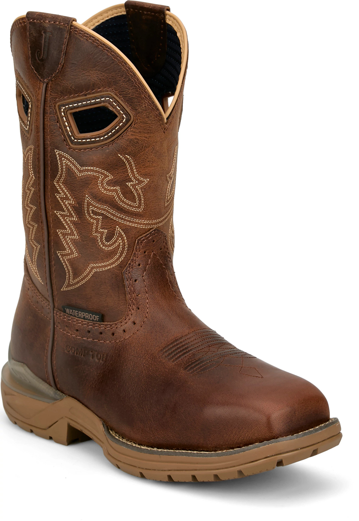Oilpatch 11" Waterproof se muestra en la Tan (Caf&eacute; Claro)