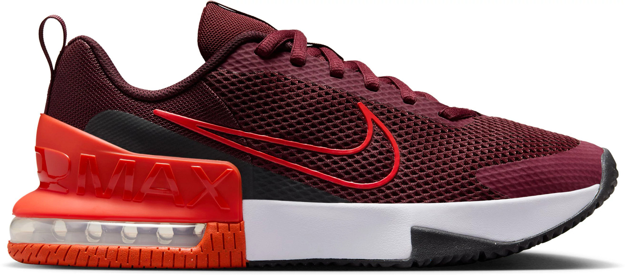 Men's Nike Air Alpha Max 6 Trainer shown in Red Orange (Multicolor)