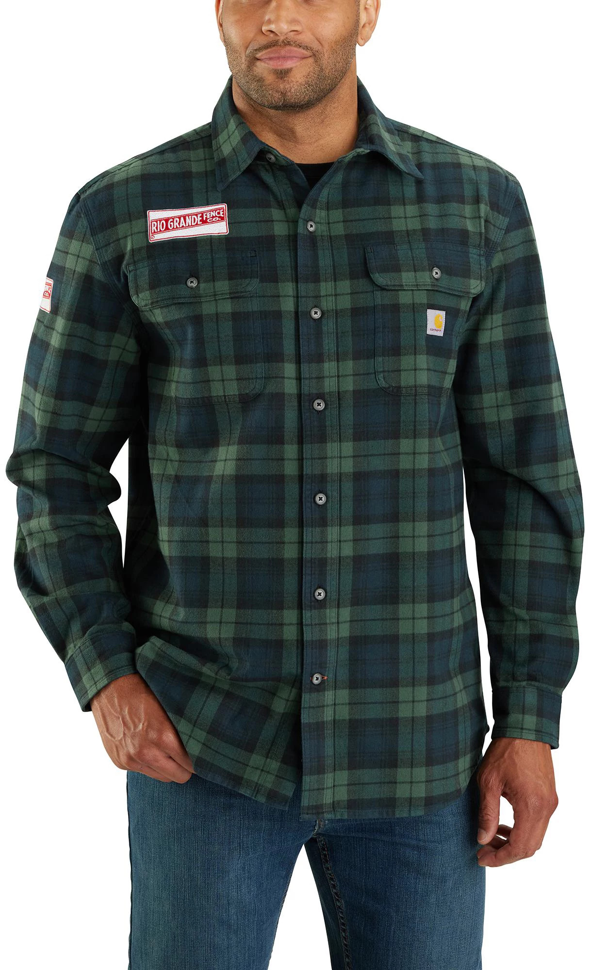 Men s Carhartt Heavyweight Flannel Plaid Shirt Super Shoes