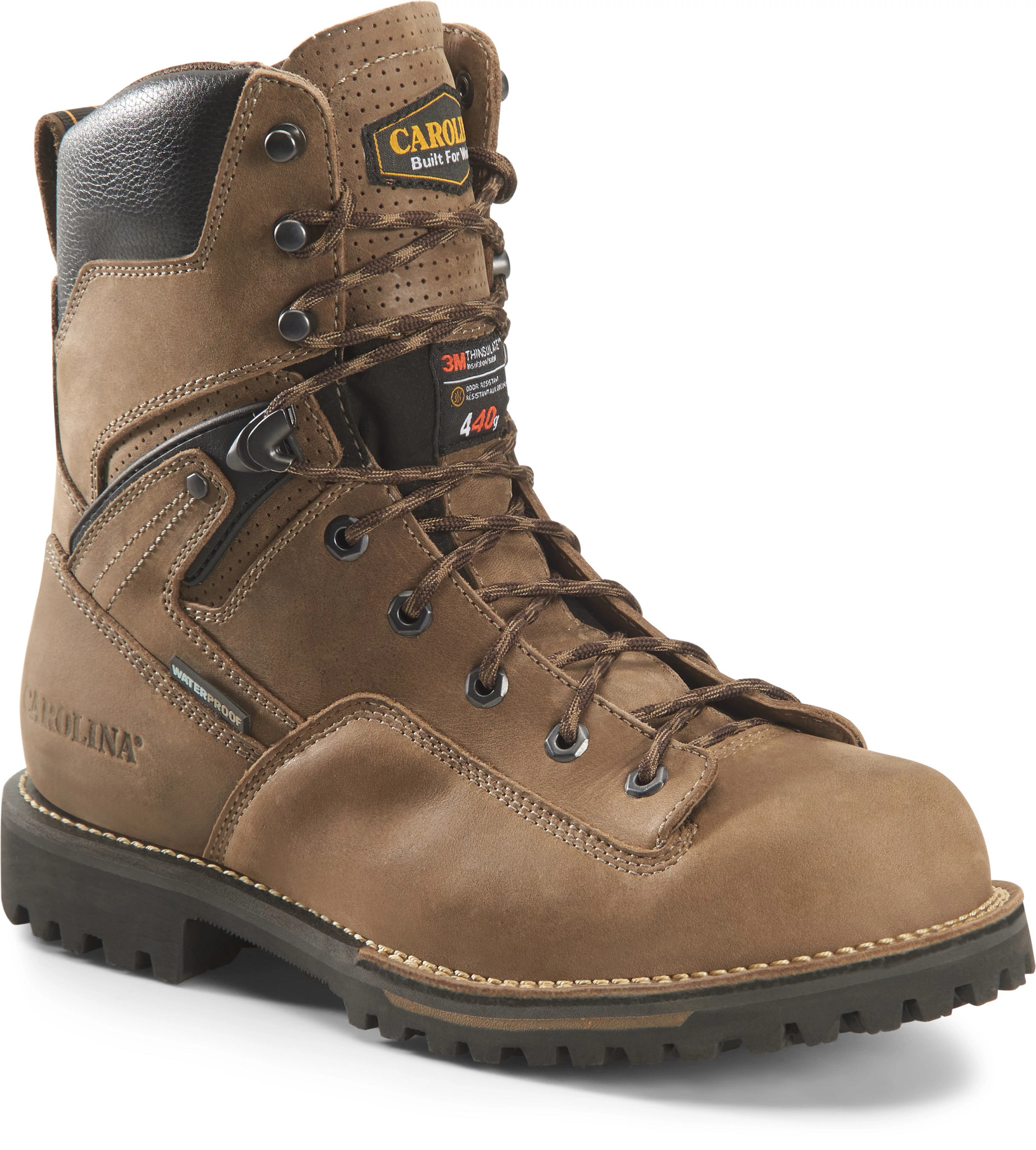 Thermoset 8 Soft Toe Insulated Waterproof Work Boot Carolina Shoe