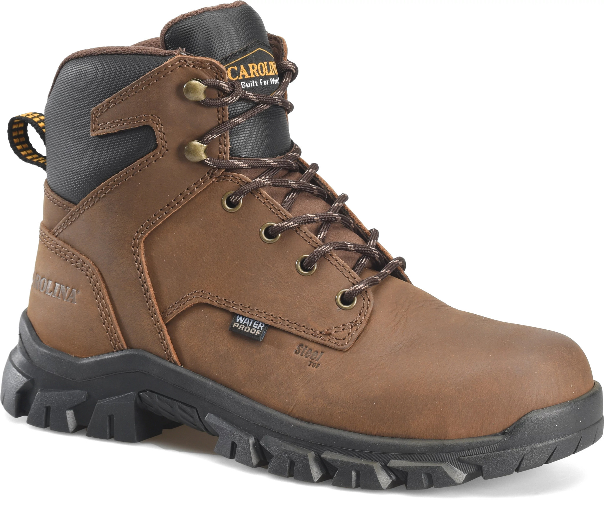 Gruntz Mens 6 Waterproof Steel Toe Work Boot Carolina Shoe