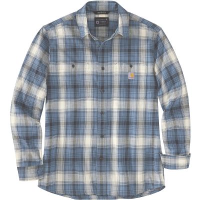 Carhartt Lightweight Long Sleeve Plaid Shirt | Super Shoes Carhartt Lightweight Long Sleeve Plaid Shirt | Super Shoes