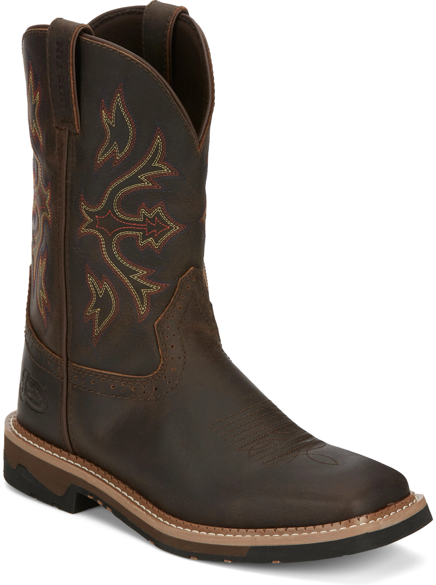 Justin men's hybred work on sale boots