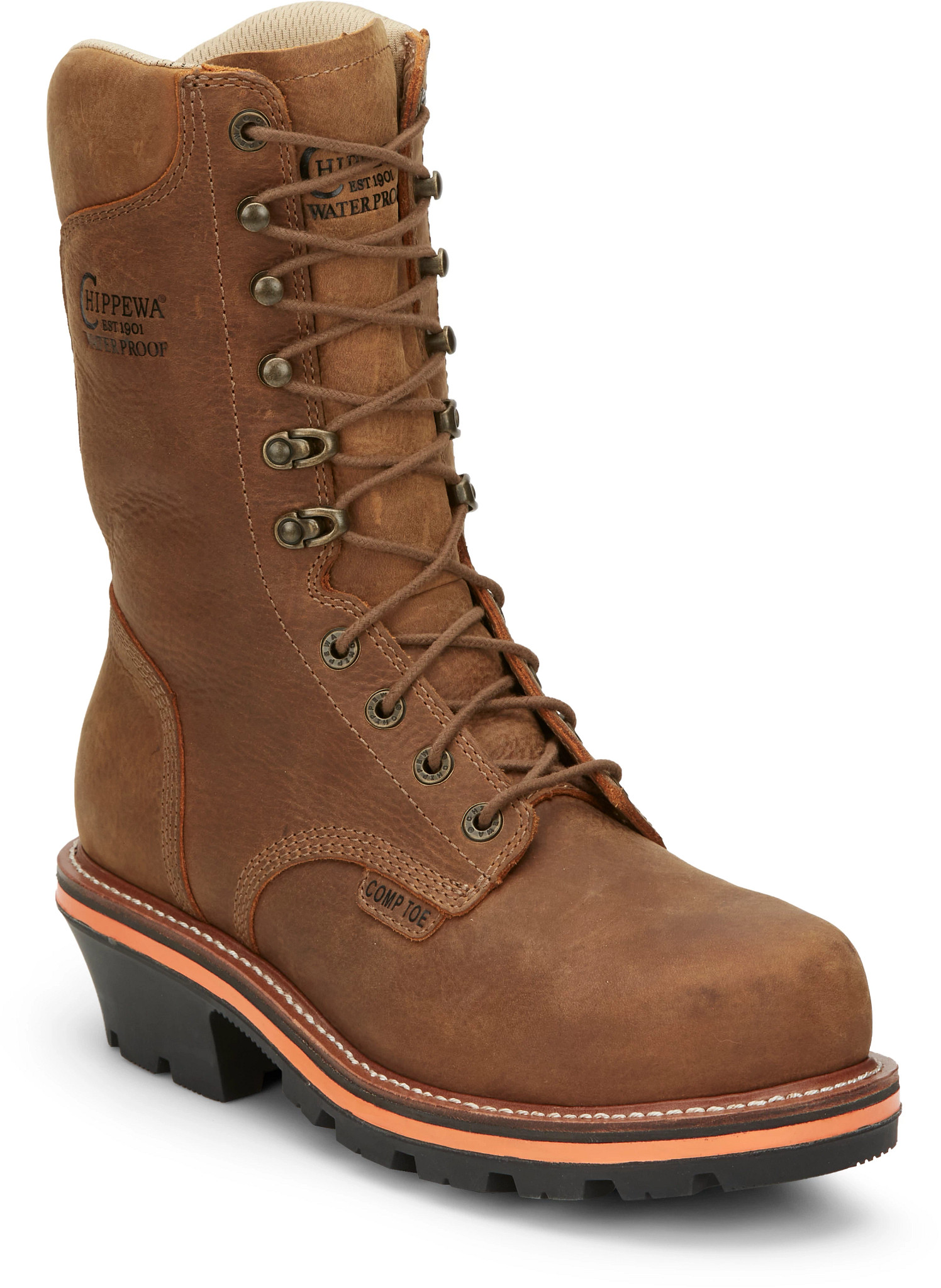 Thunderstruck 10 Waterproof Nano Comp Toe Chippewa Boots