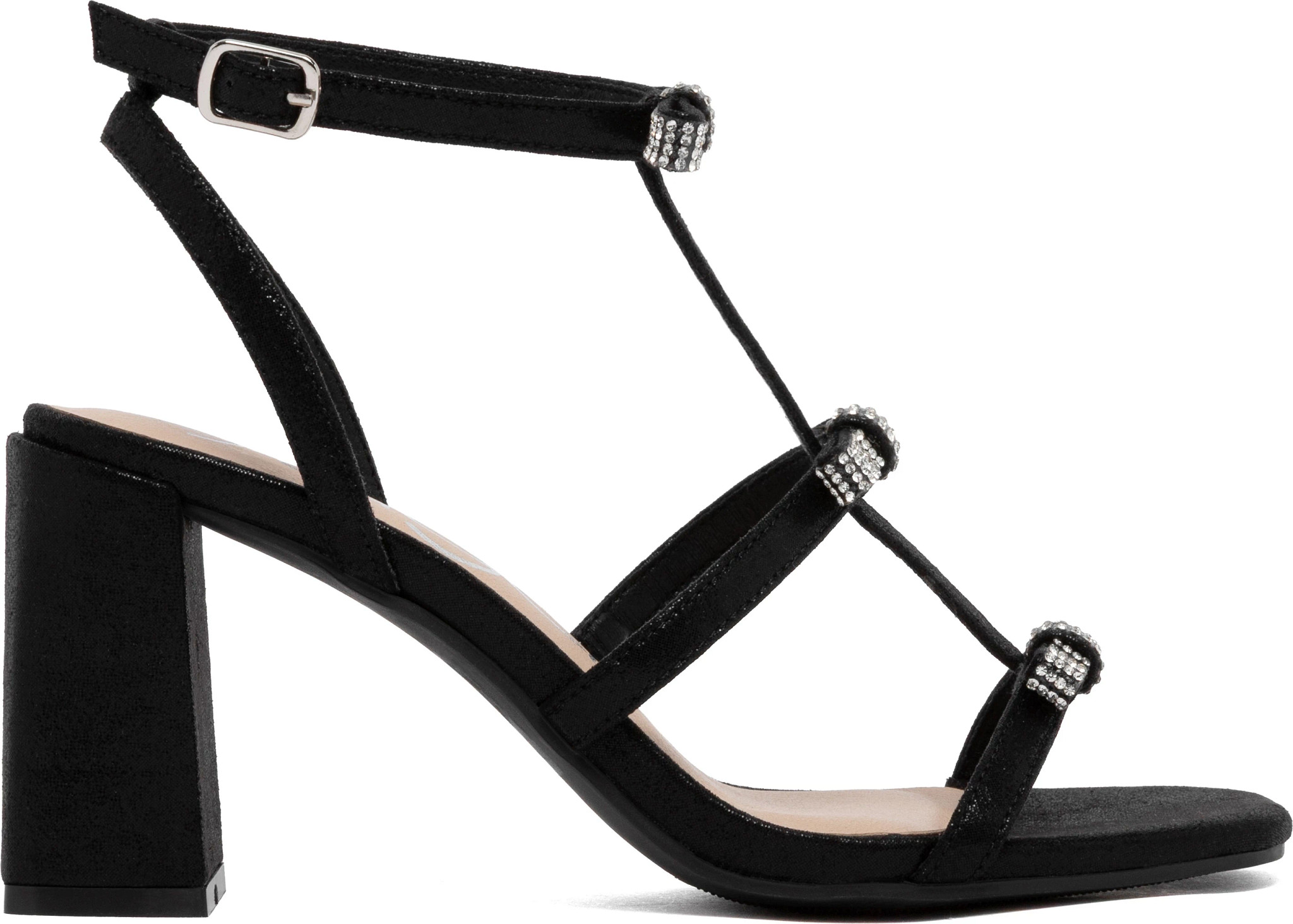 Women's Sugar Gloria Blings shown in Black Glimmer (Black)