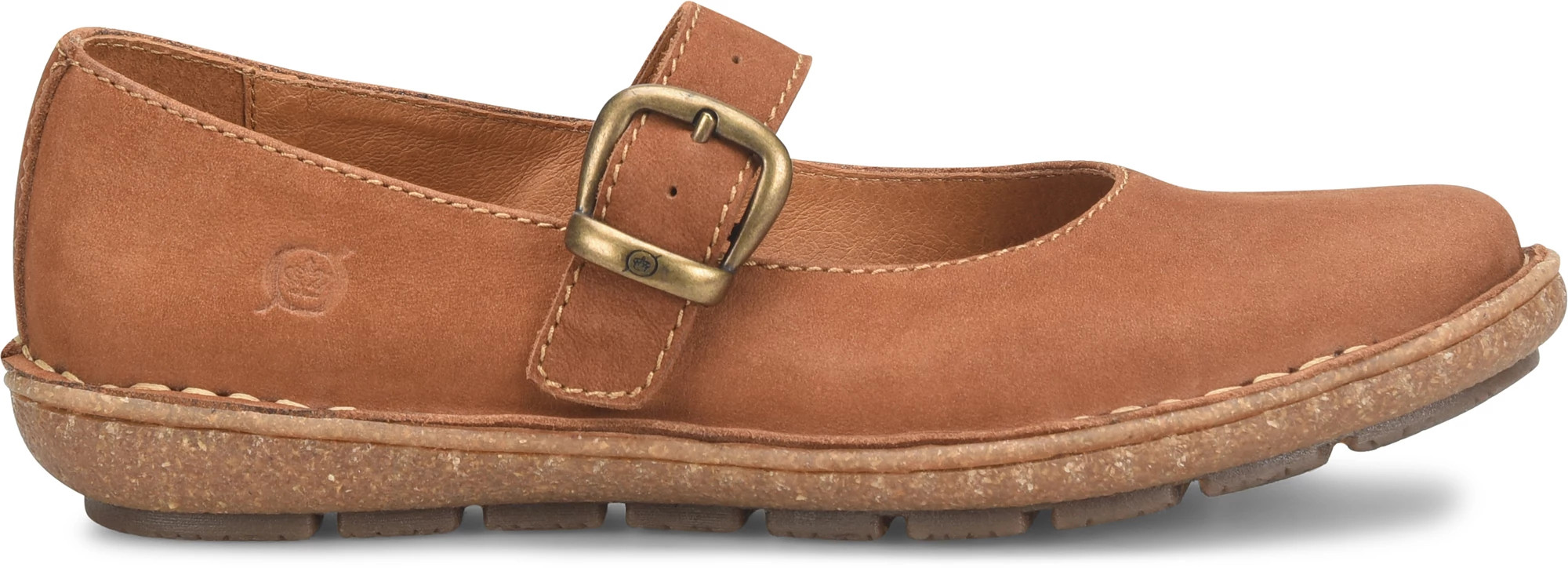 Women's Born Shoes Naomi shown in Tan Maple Leaf Nubuck (Brown)