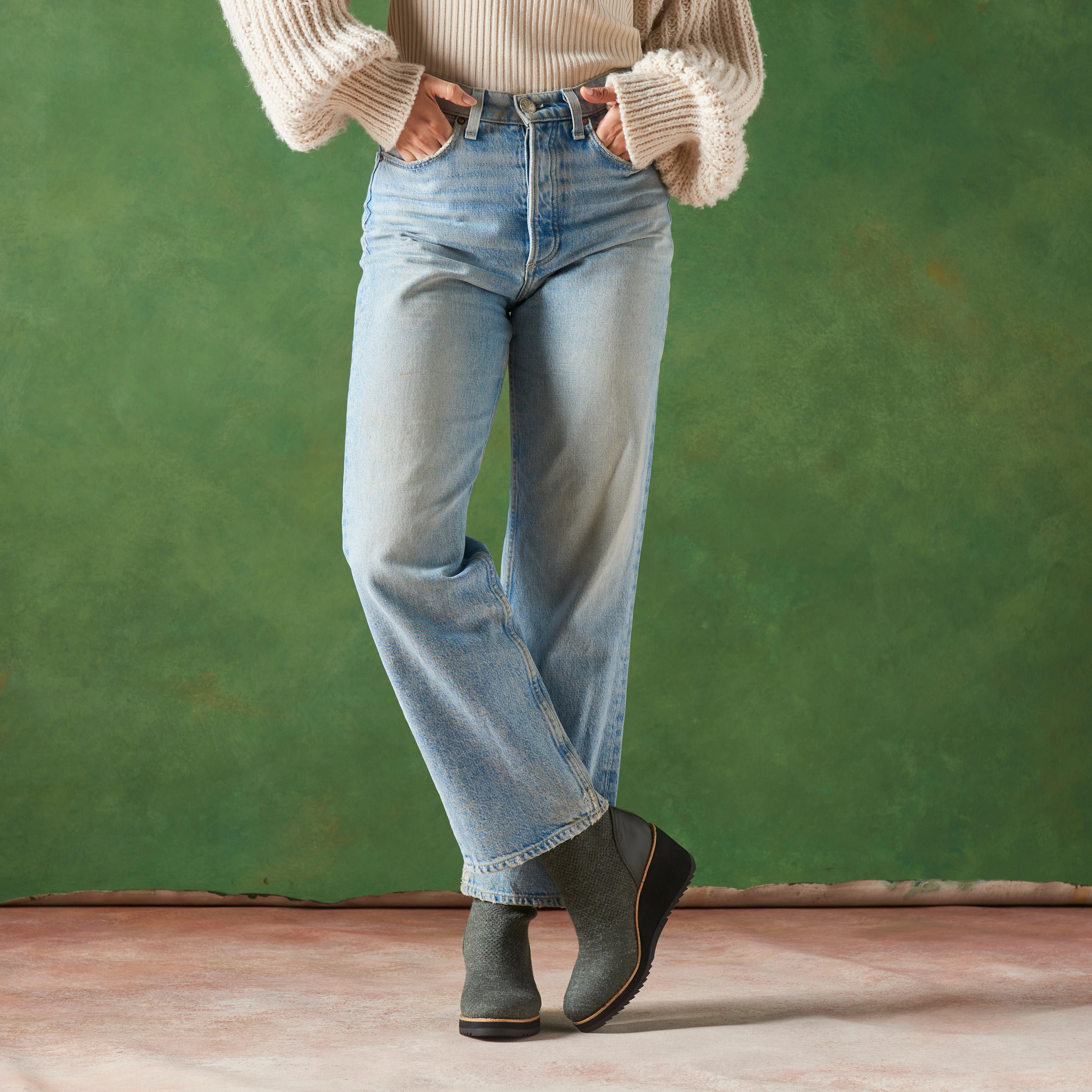 Women's Sofft Shoe Elaina shown on model 