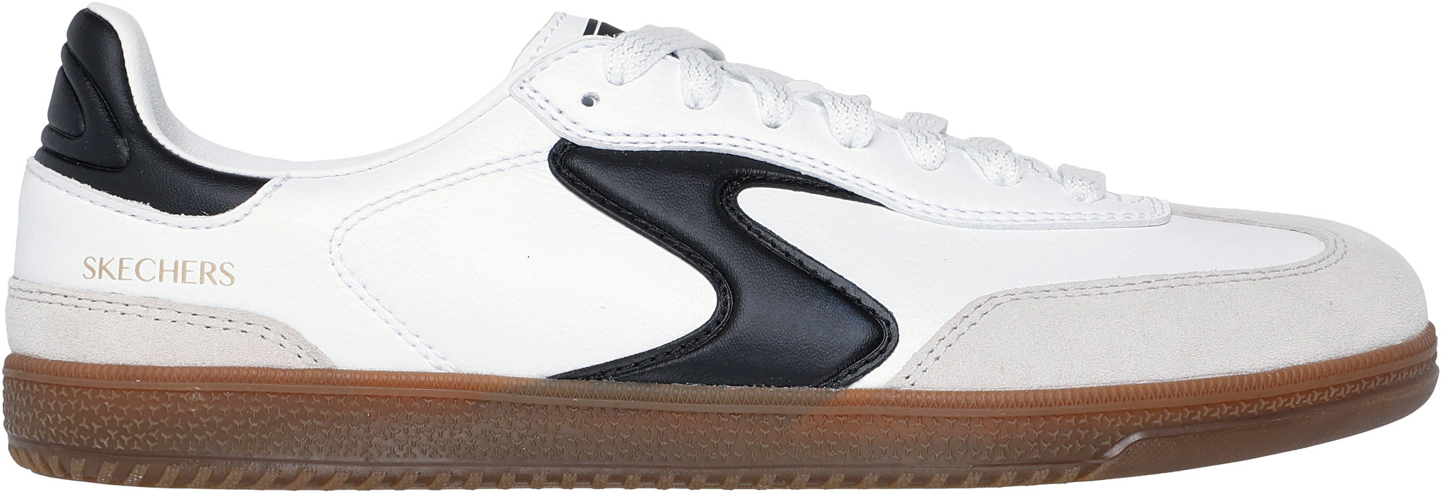 Women's Skechers Hotshot Kickoff shown in White/Black (White)