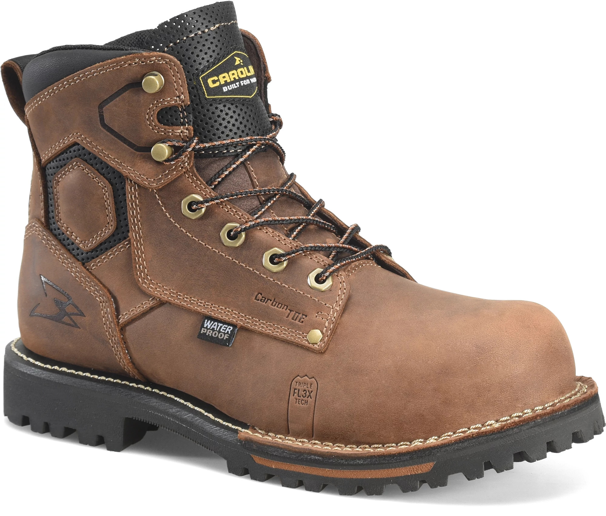 Pitstop 6" Carbon Comp Toe shown in Dark Brown (Brown)