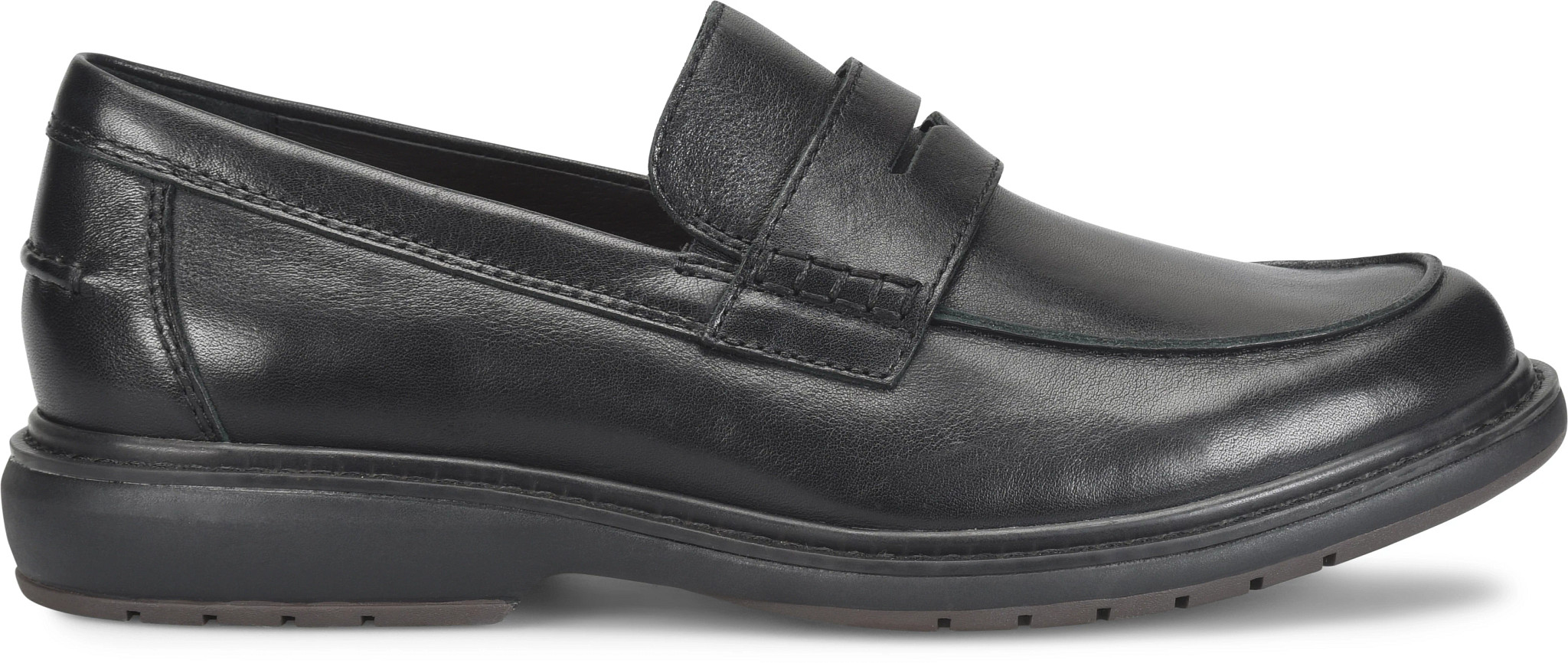 Archer Penny Loafers se muestra en la Black (Negro)