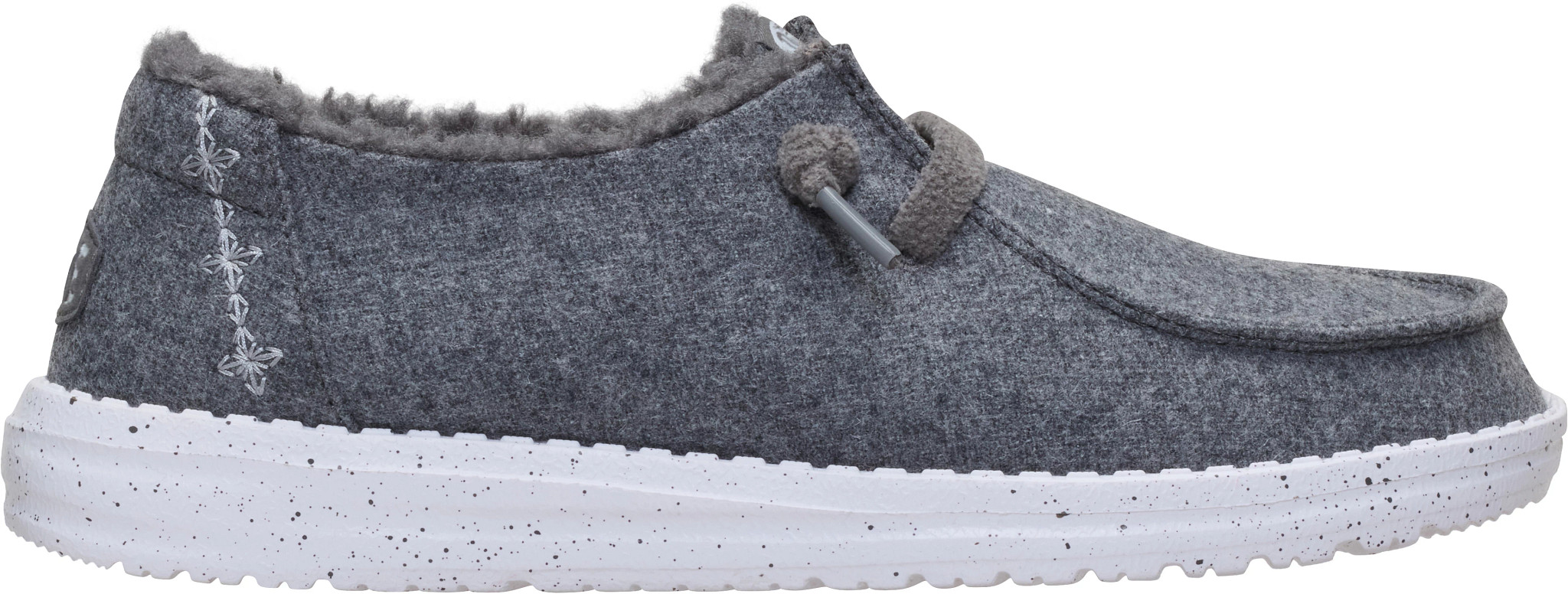 Women's Hey Dude Wendy Wool Cozy shown in Charcoal (Grey)