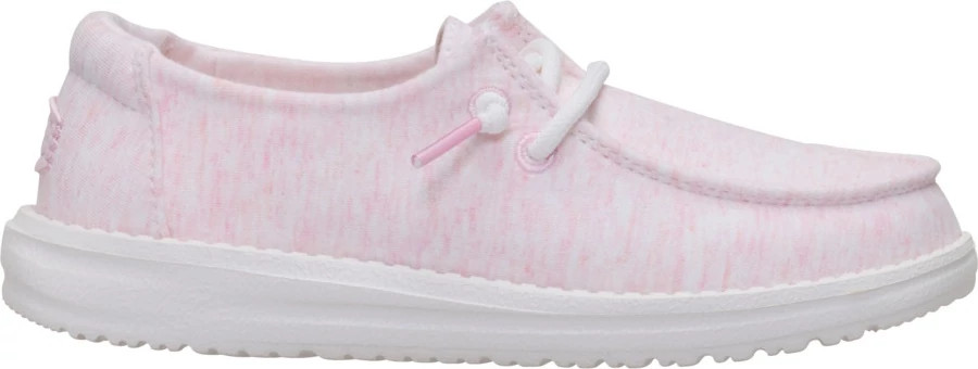 Girl's Hey Dude Wendy Y Stretch Jersey shown in Light Pink (Pink)