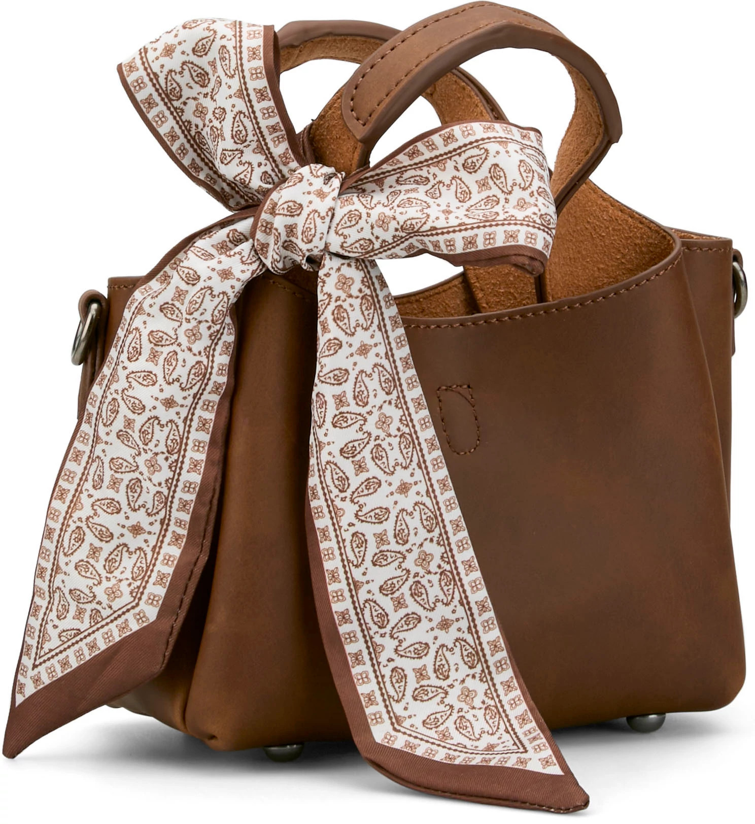 Justin Ladies Signature Tiny Tote  shown in Brown (Brown)