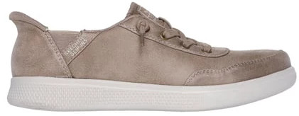 Women's Skechers Slip-Ins Bobs Skip Cute Bcute shown in Taupe (Tan)