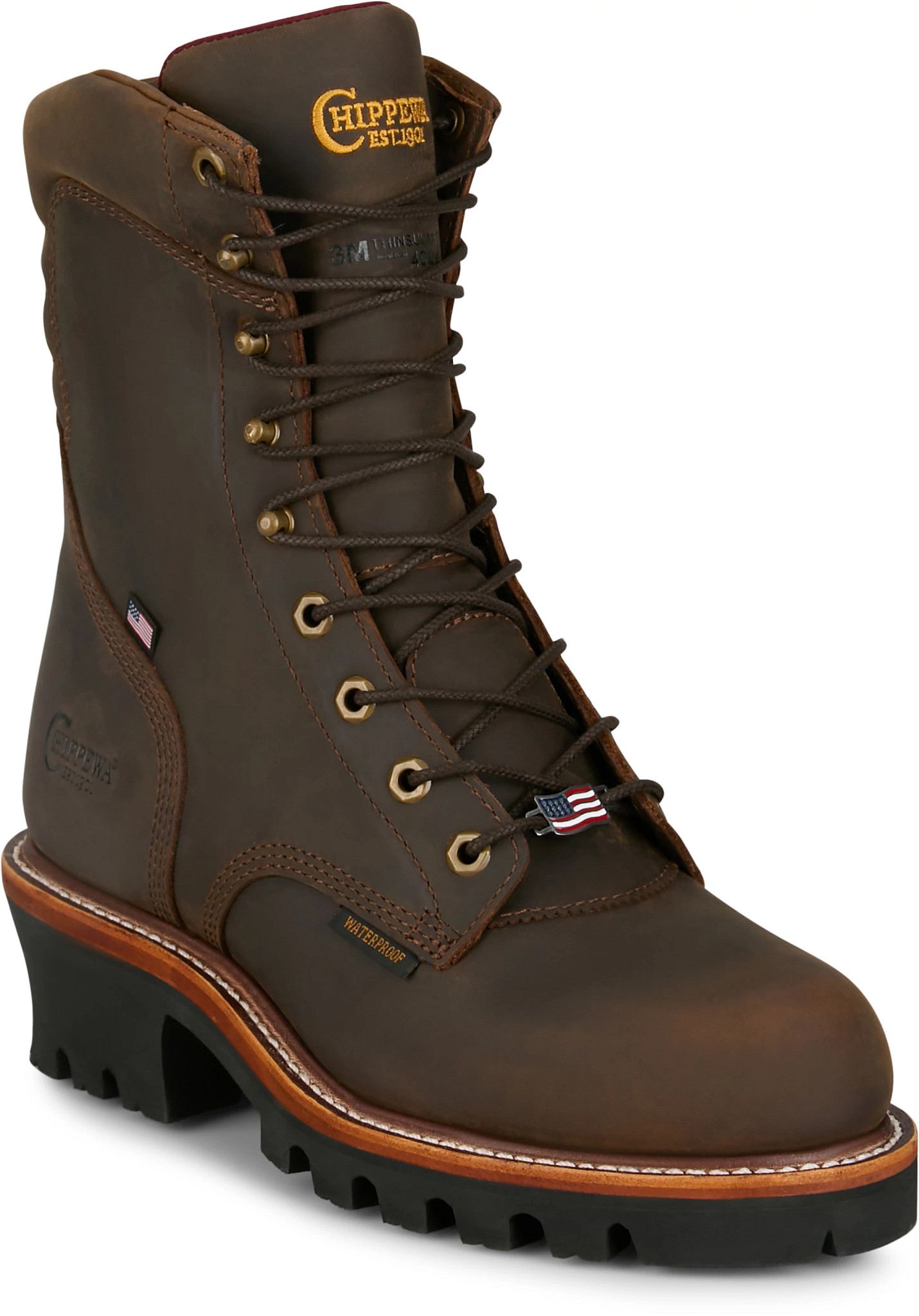 Super Logger 9" Waterproof Insulated shown in Brown (Brown)