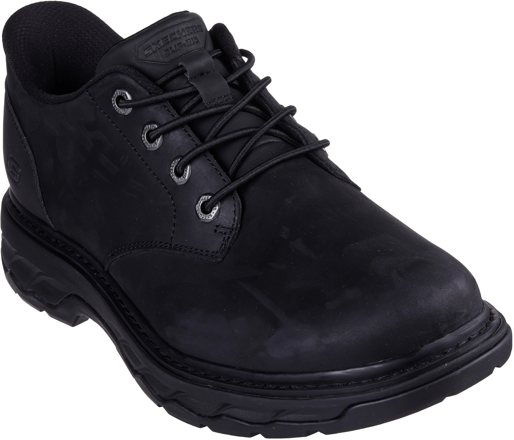 Skechers Men's Hands Free Slip-Ins Relaxed Fit: Lockett - Gustav Boots | Size 8.5 | Black | Leather/Synthetic