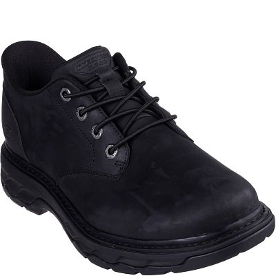 Skechers Men's Hands Free Slip-Ins Relaxed Fit: Lockett - Gustav Boots | Size 8.5 | Black | Leather/Synthetic Skechers Men's Hands Free Slip-Ins Relaxed Fit: Lockett - Gustav Boots | Size 8.5 | Black | Leather/Synthetic