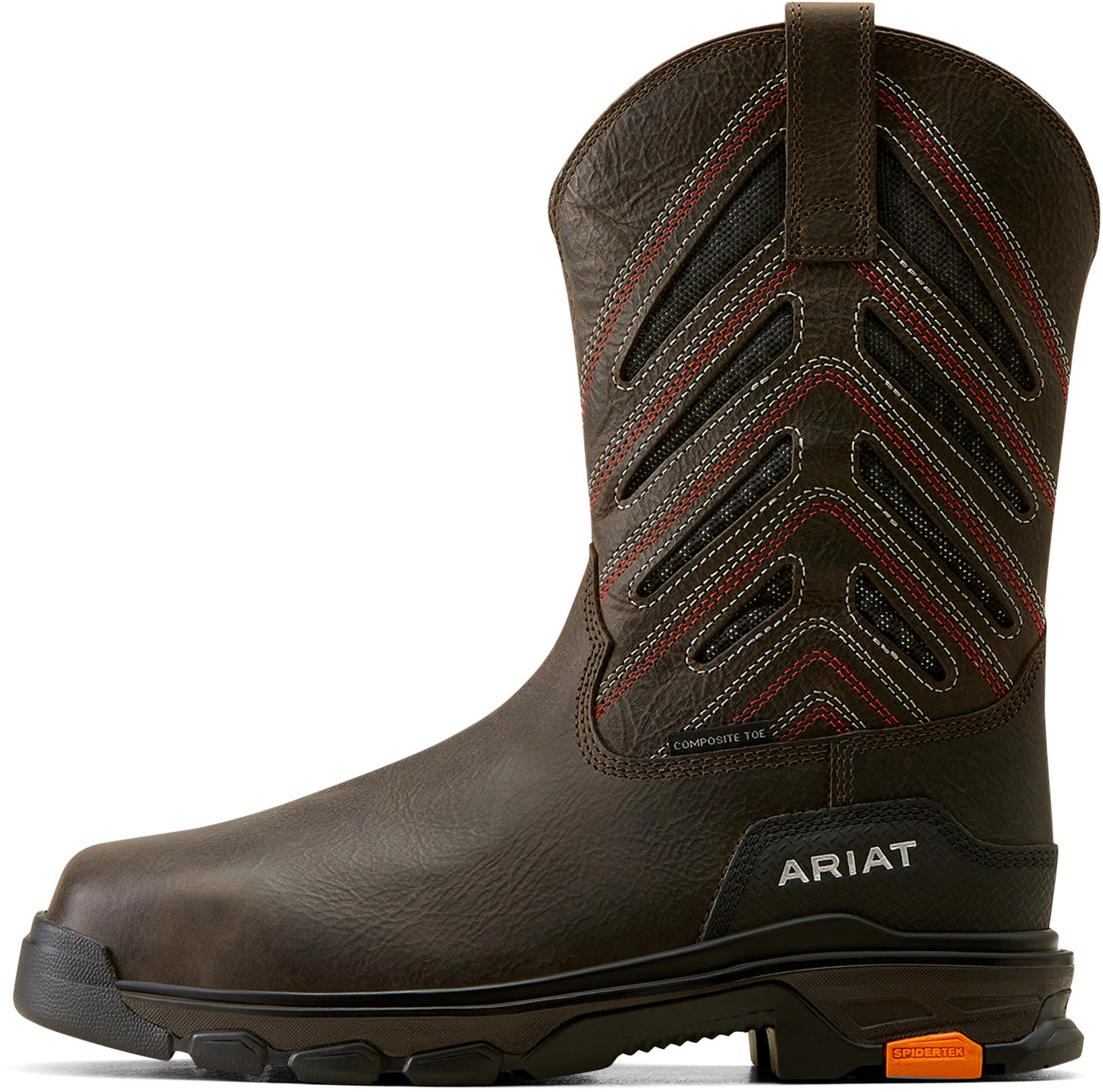 Men's Ariat 11 Inch Composite Toe  Intrepid Venttek shown in Brown (Brown)