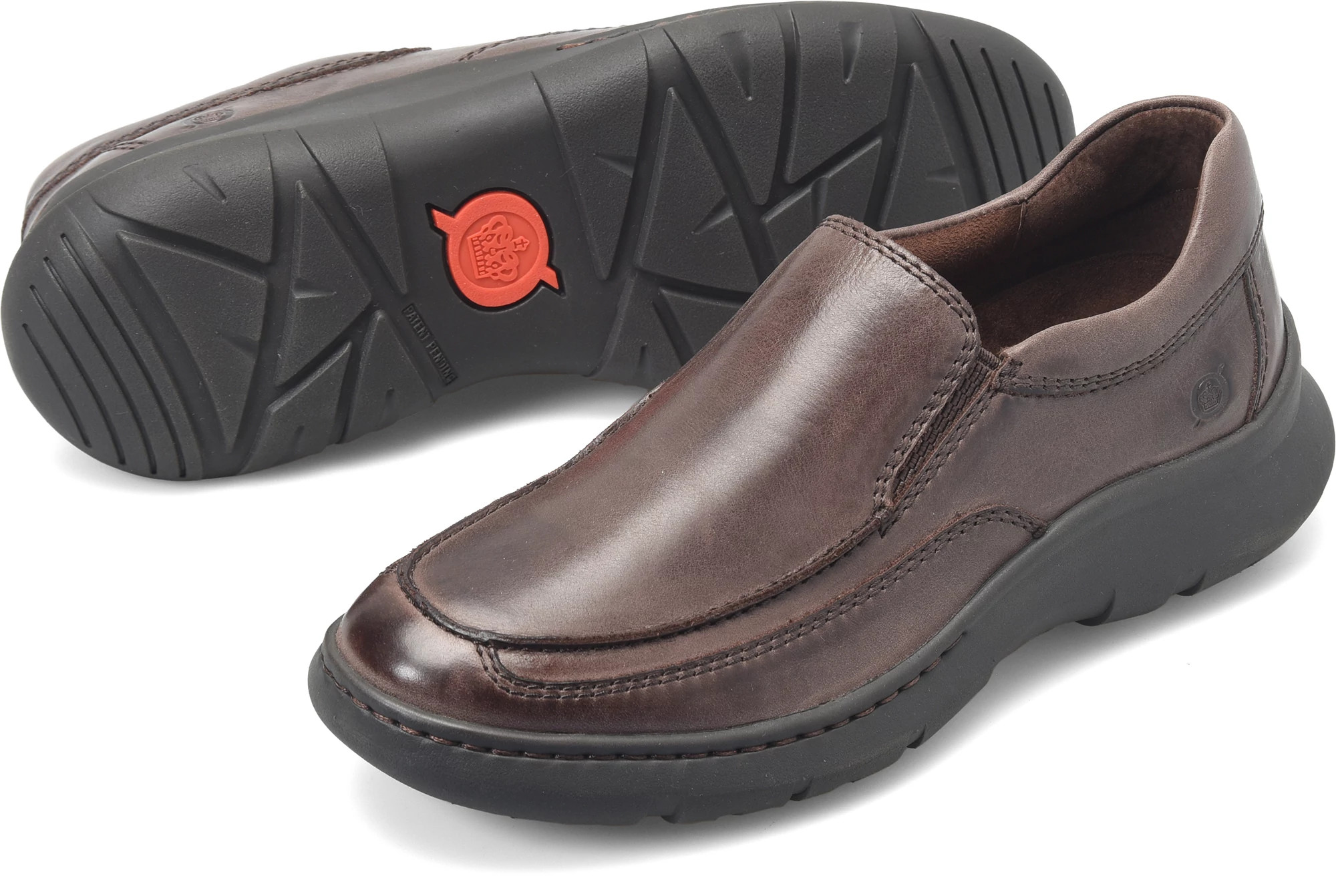 Born Mens Size 8 Cambridge British‎ Tan Leather Loafers Shoes Born Cambridge Leather Slip On Comfort Casual Loafer Shoes  main image 2