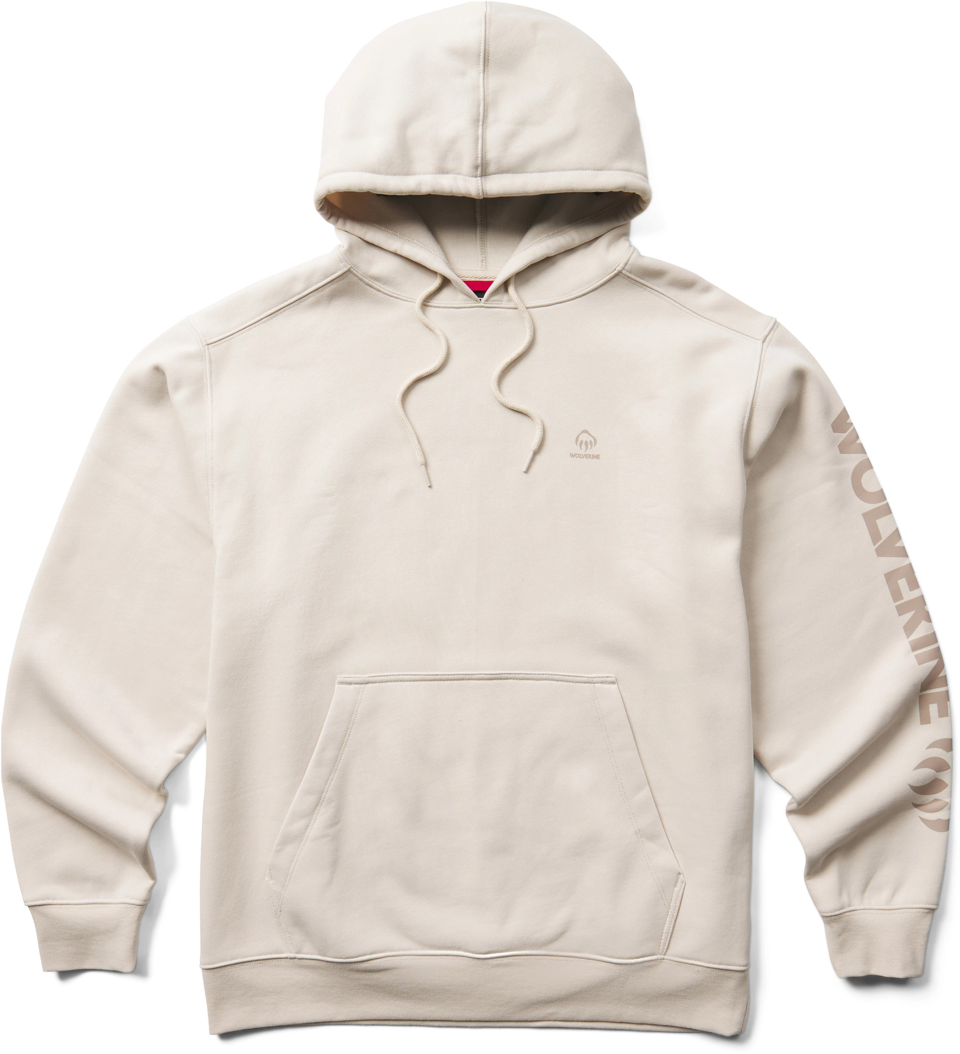 Men's Wolverine Mid Weight Graphic Hoodie shown in Off White (Off White)