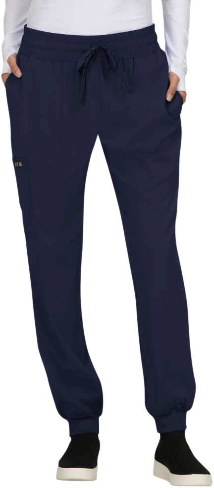 Women's Koi Basics Gemma Jogger shown in Blue (Blue)
