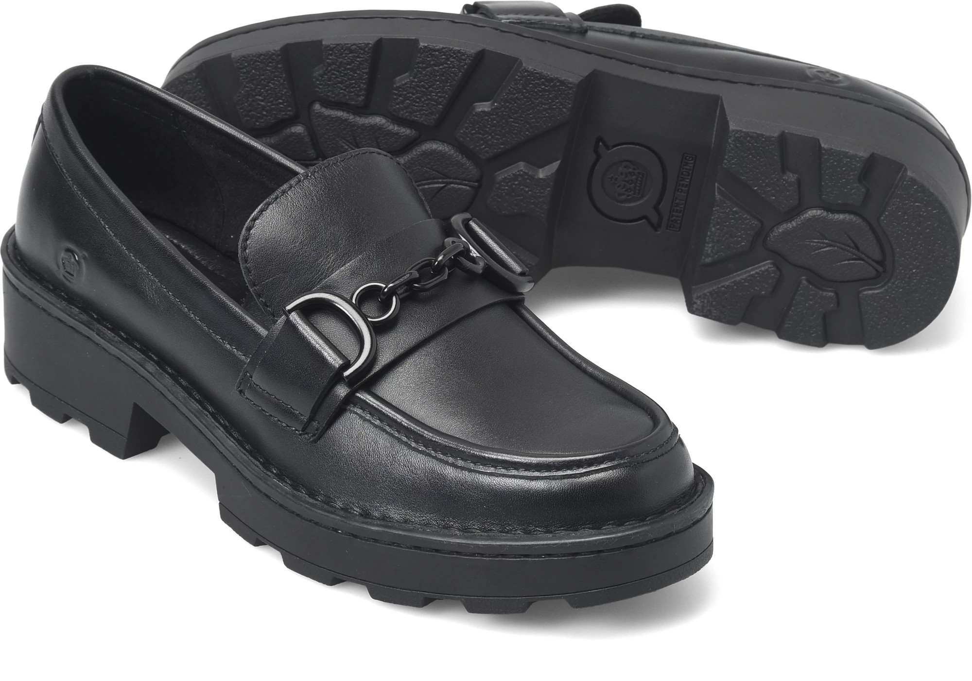 black dress style for men Fracap Leather Buckle Shoes | Black main image 0