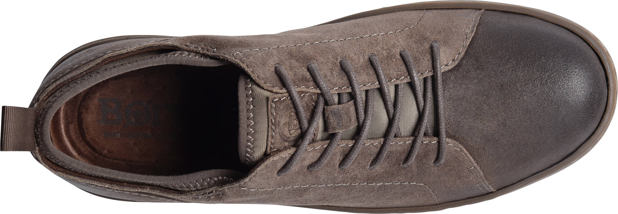 Born Miles Mens Size 9 M Distressed Leather Taupe Mud Distressed Casual Shoes Born Miles Mens Size 9 M Distressed Leather Taupe Mud  main image 2