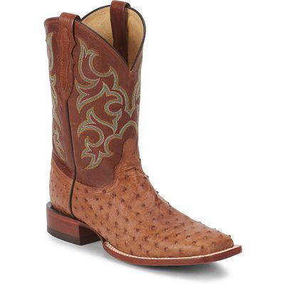 Ostrich Skin Boots | Full Quill Ostrich Leather | Justin Boots