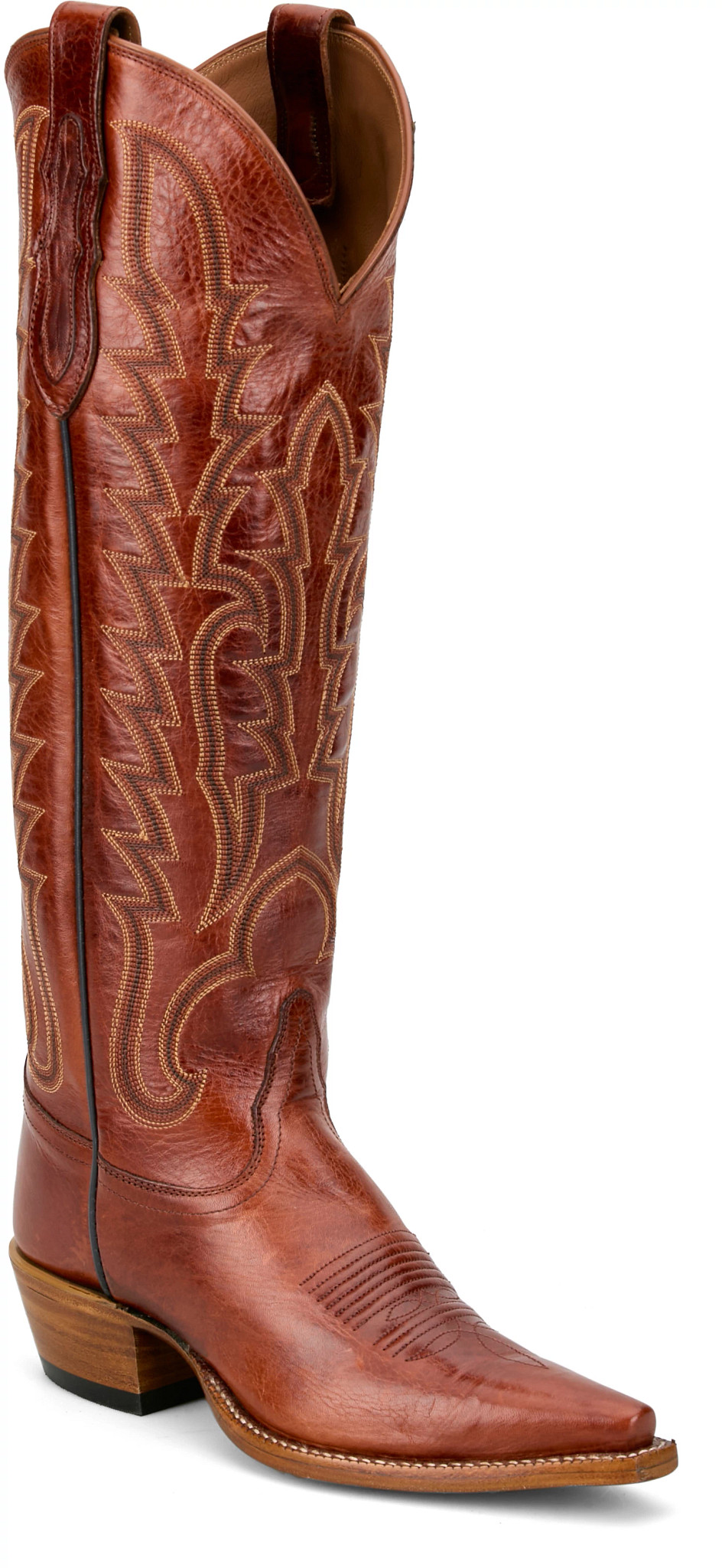 Daniela 17" Western  shown in Sienna (Brown)