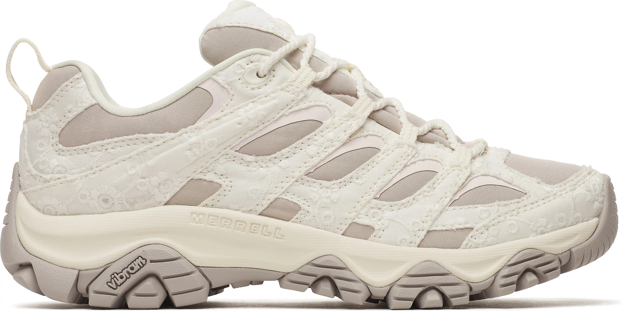 Women's Merrell Moab 3 Allure Trail Hiker shown in Eggshell (Off White)
