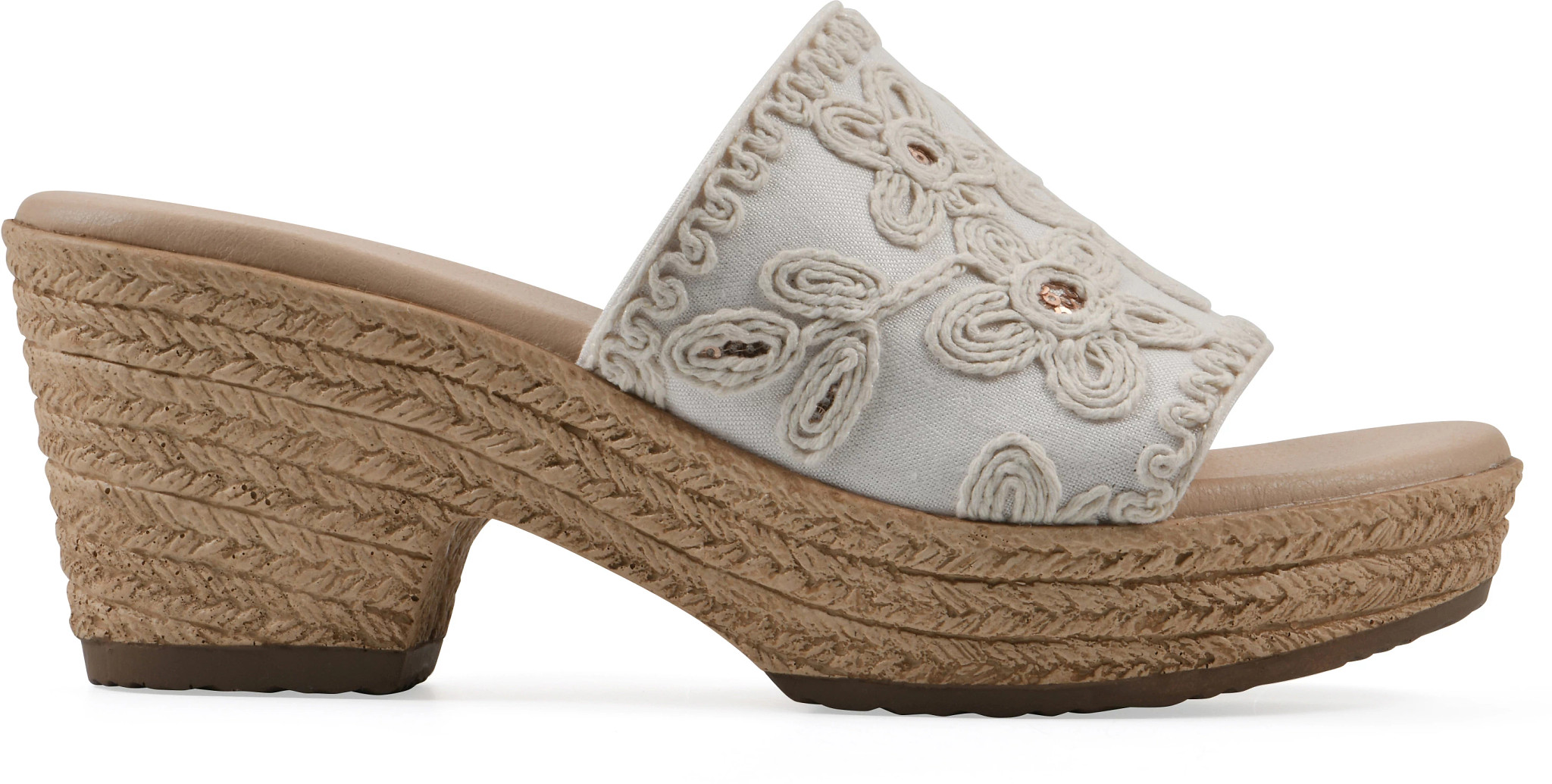 Women's Cliffs By White Mountain Biancia shown in White/Natural (White)
