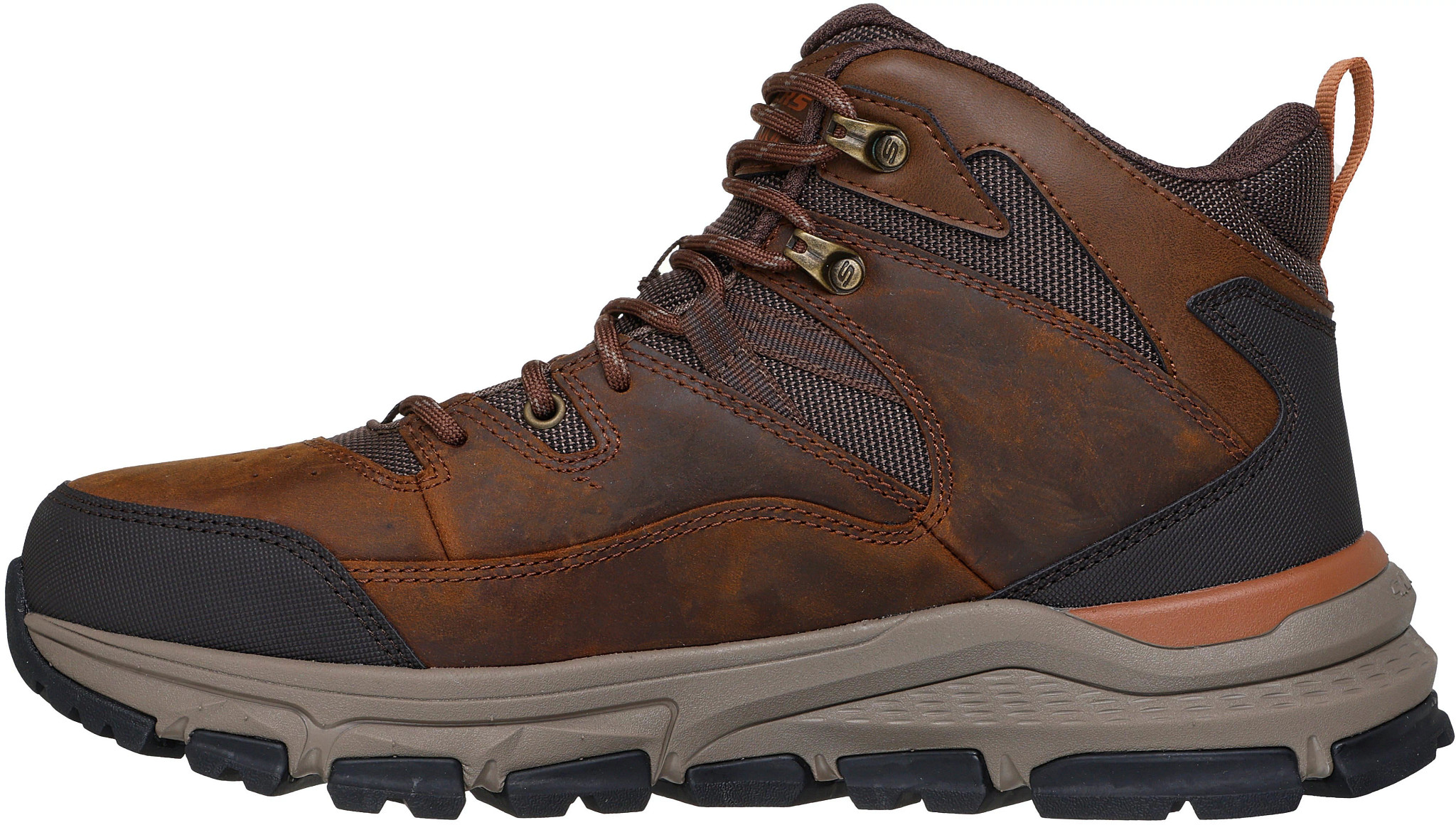 Skechers brown lace up waterproof ankle hiking boots size 9.5 wide width Women main image 3