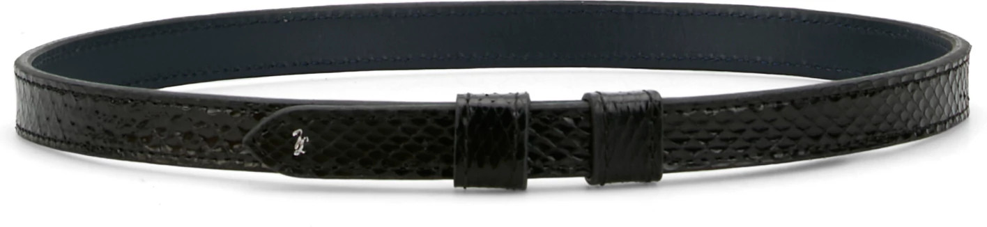 Tony Lama Snake Hat Band shown in Black (Black)