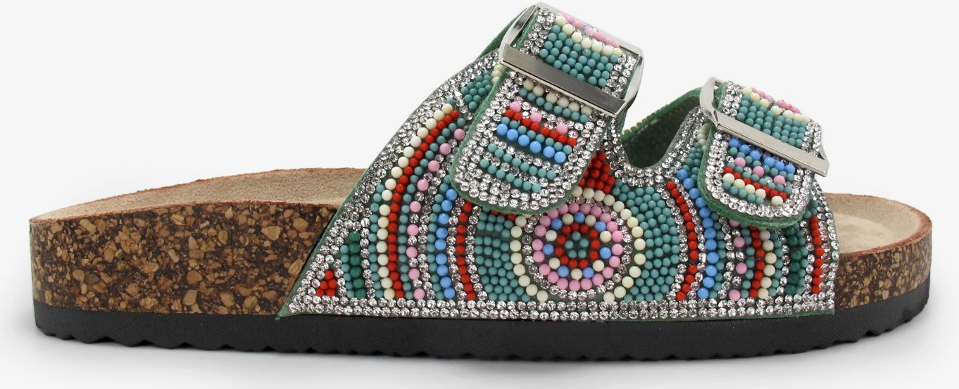 Women's Jellypop Eevi shown in Green/Multi (Green)