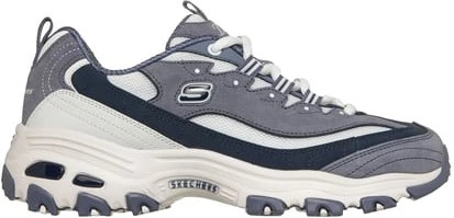 Women's Skechers D'Lites New Legacy shown in Navy/Blue/White (Blue)