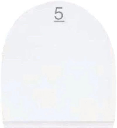 H5 Flat Rubber se muestra en la White (Blanco)