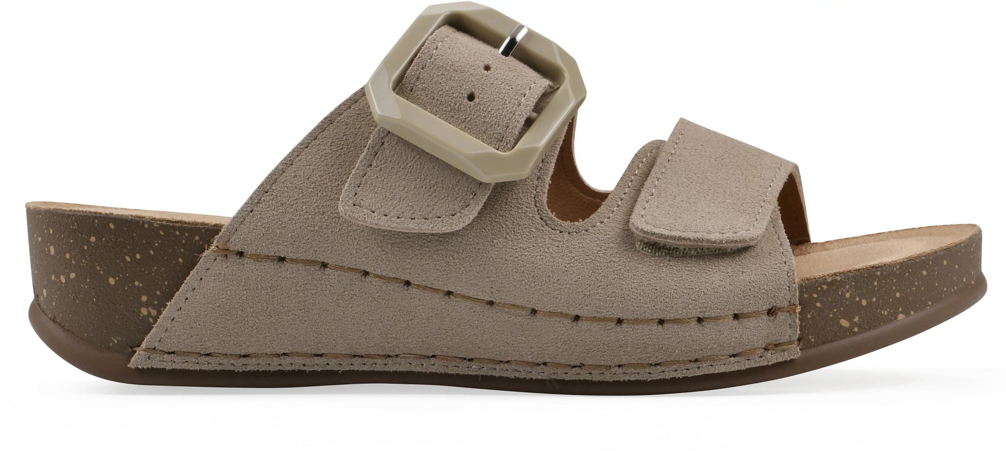 Women's White Mountain Fearful Slide shown in Sandalwood (Brown)